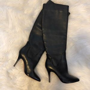 Italian Black Leather Boots